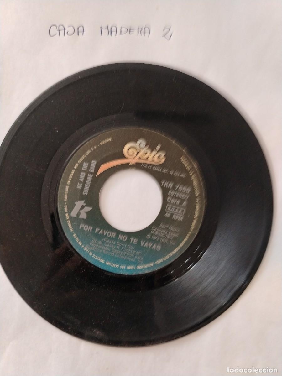 Discos de vinilo: Single vinilo sin caratula por favor no te vayas, apuesto a que no lo sab&iacute;as, sunshine band