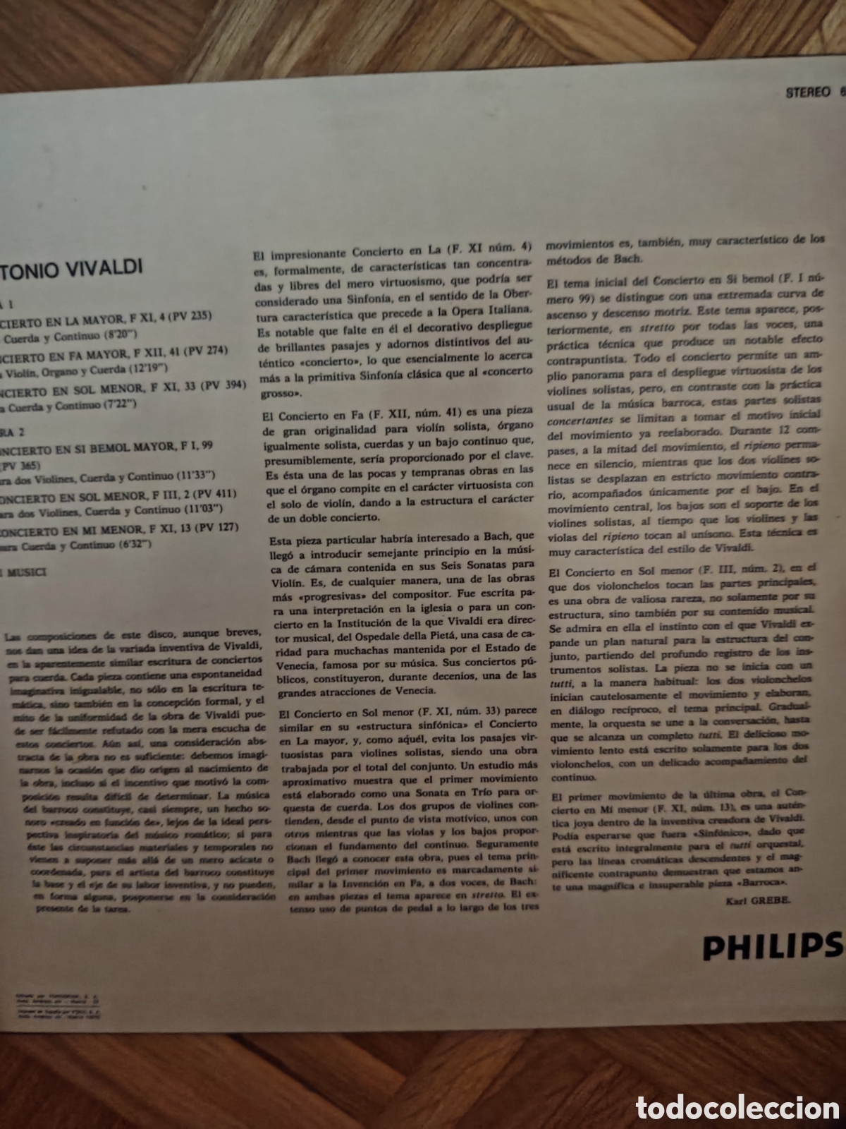 Discos de vinilo: Lote 2 vinilos Vivaldi - Foto 5