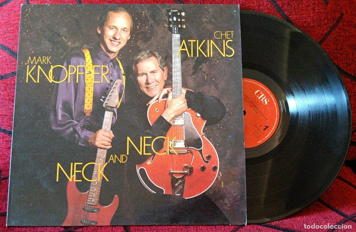 Discos de vinilo: CHET ATKINS & MARK KNOPFLER ** Neck And Neck ** VINILO LP 1990