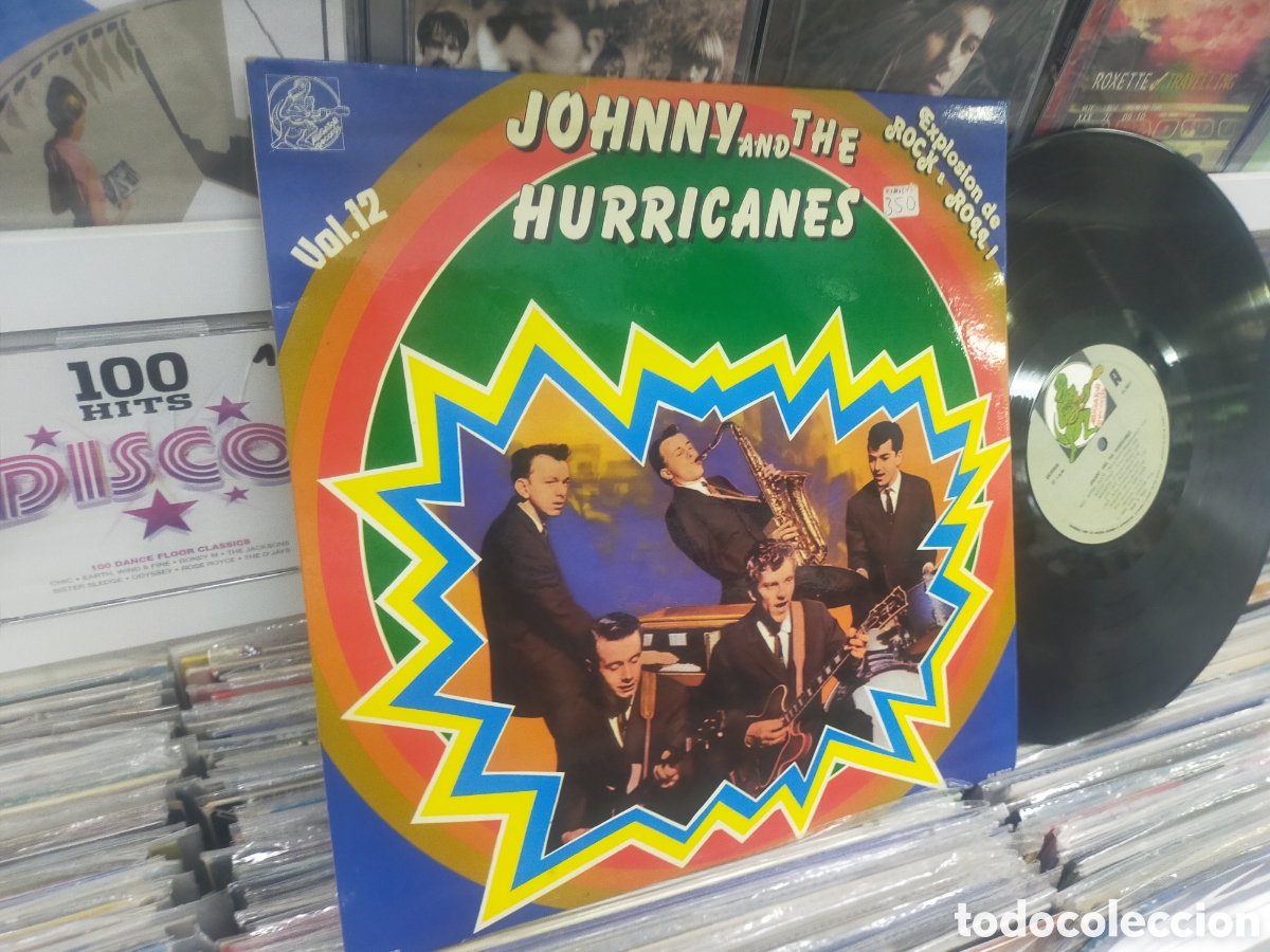 Discos de vinilo: Johnny and the hurricane LP explosion de rock & roll! Vol.12 Espa&ntilde;a 1982