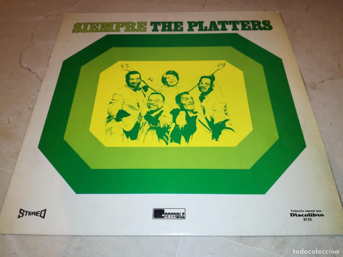 Discos de vinilo: SIEMPRE THE PLATTERS-ORIGINAL ESPA&Ntilde;OL 1973-DISCOLIBRO
