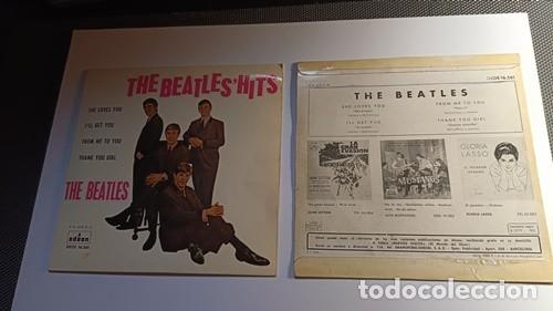 Discos de vinilo: THE BEATLES -----SHE LOVES YOU ---FROM ME TO YOU- I&acute;LL GET YOU -- THANK YOU GIRL