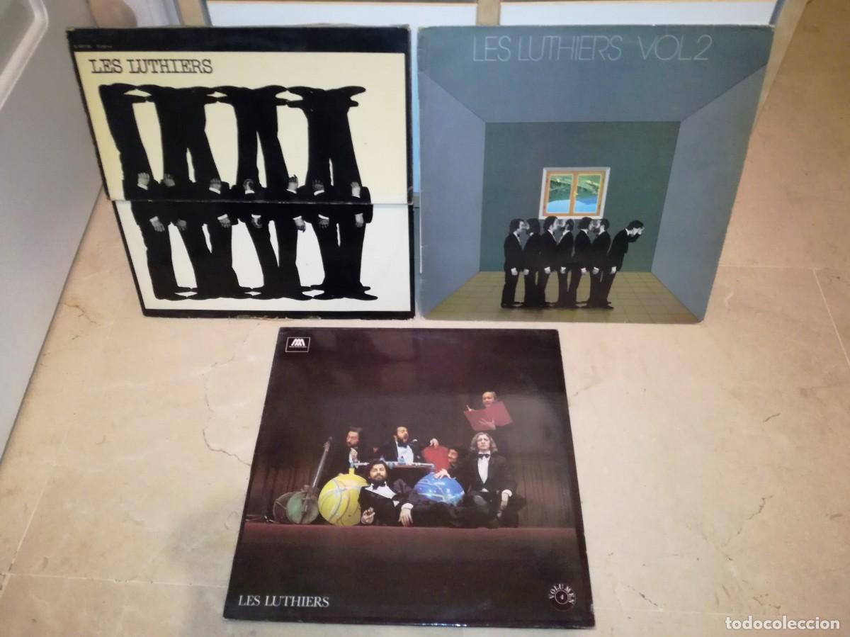 Discos de vinilo: LOTE DE 3 LPs DE LES LUTHIERS-VOL. 1, 2 Y 4