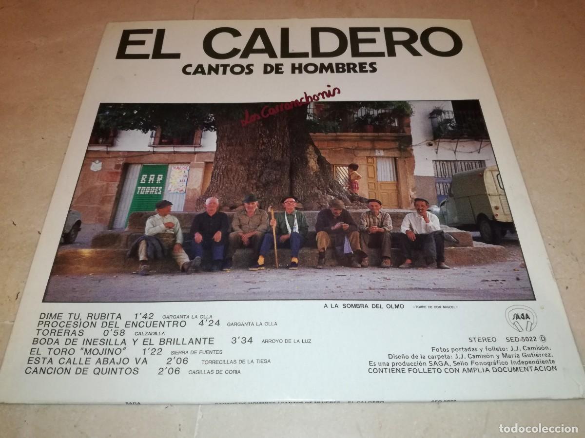 Discos de vinilo: EL CALDERO-CANTOS DE HOMBRES Y DE MUJERES-CON LIBRETILLO-ORIGINAL 1986-EN EXCELENTE ESTADO