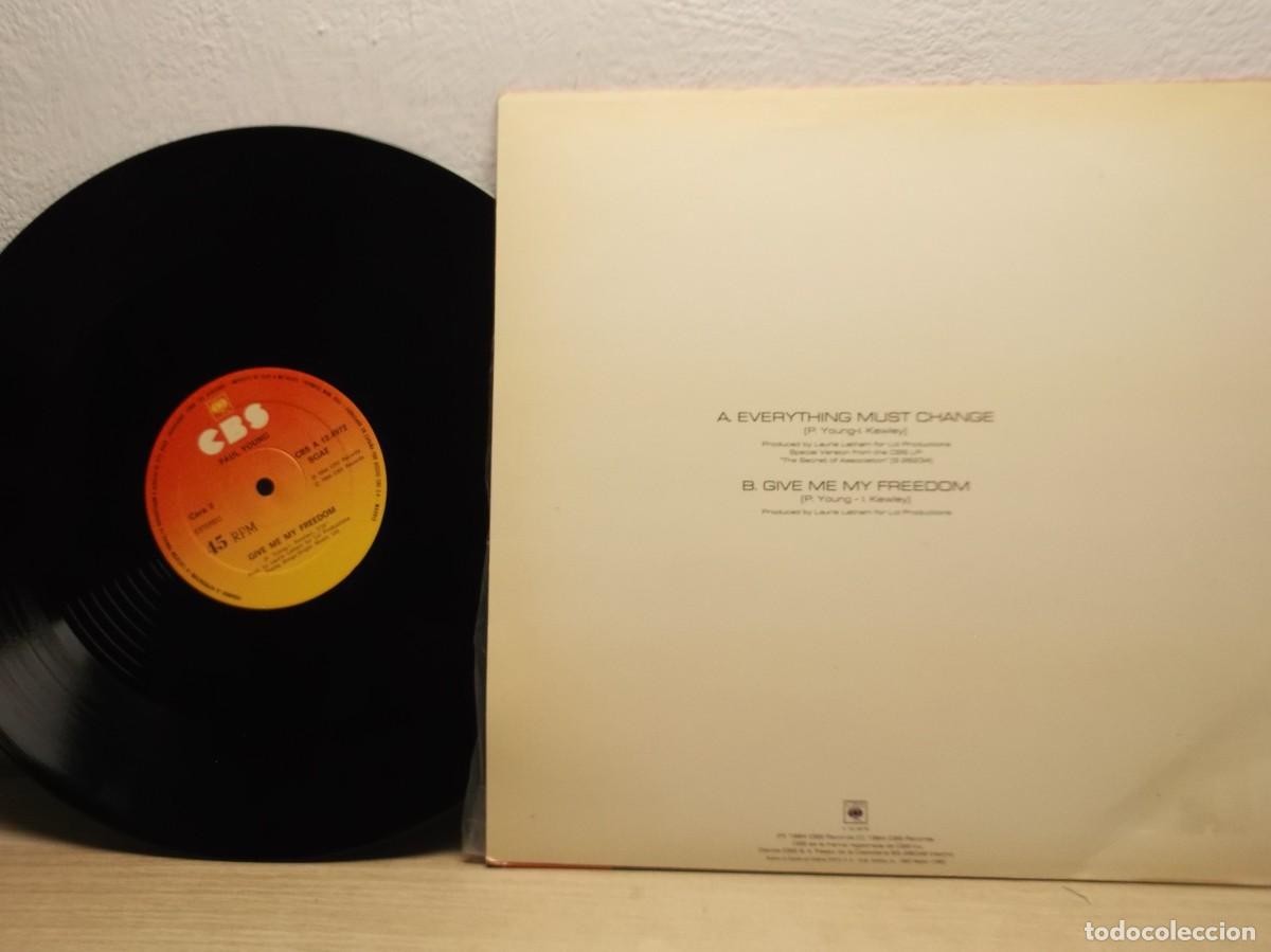 Discos de vinilo: Everything must change 12&rdquo; MAXI Single Paul Young LP - Foto 2