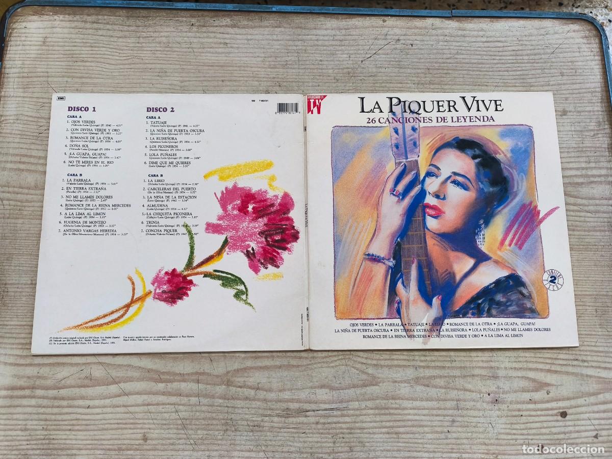 Discos de vinilo: Conchita Piquer - La Piquer Vive 26 Canciones De Leyenda - 2 LP