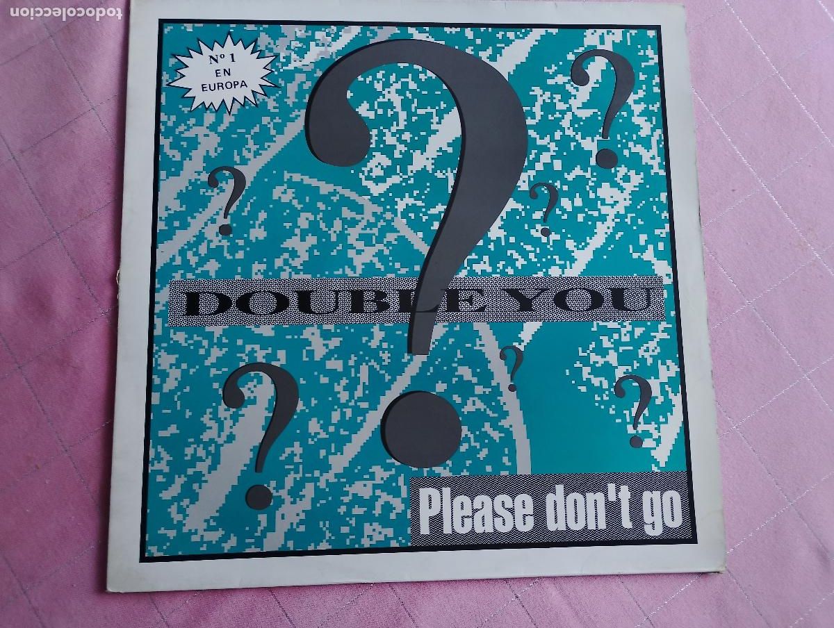 Discos de vinilo: Double You &ndash; Please Dont Go, 1992 - Foto 4