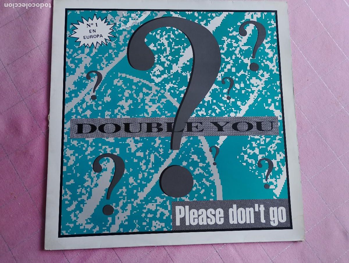 Discos de vinilo: Double You &ndash; Please Dont Go, 1992 - Foto 1