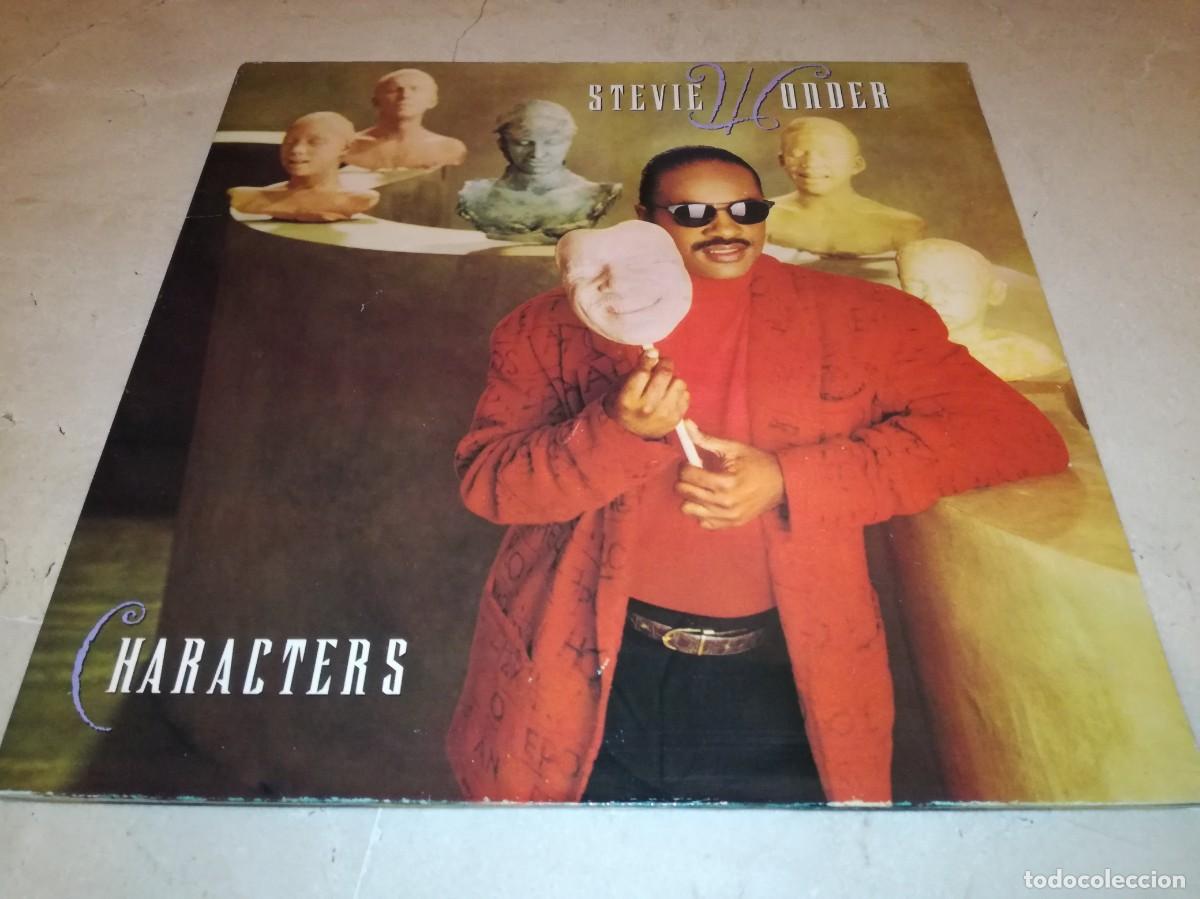 Discos de vinilo: STEVIE WONDER-CHARACTERS-GATEFOLD-CONTIENE ENCARTE-EDICI&Oacute;N ESPA&Ntilde;OLA