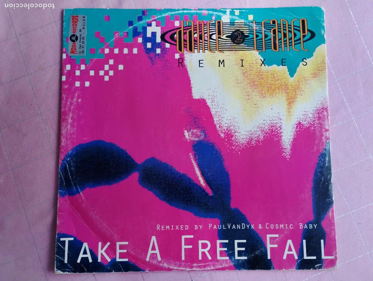 Discos de vinilo: Dance 2 Trance &ndash; Take A Free Fall - Remixes,1993 trance