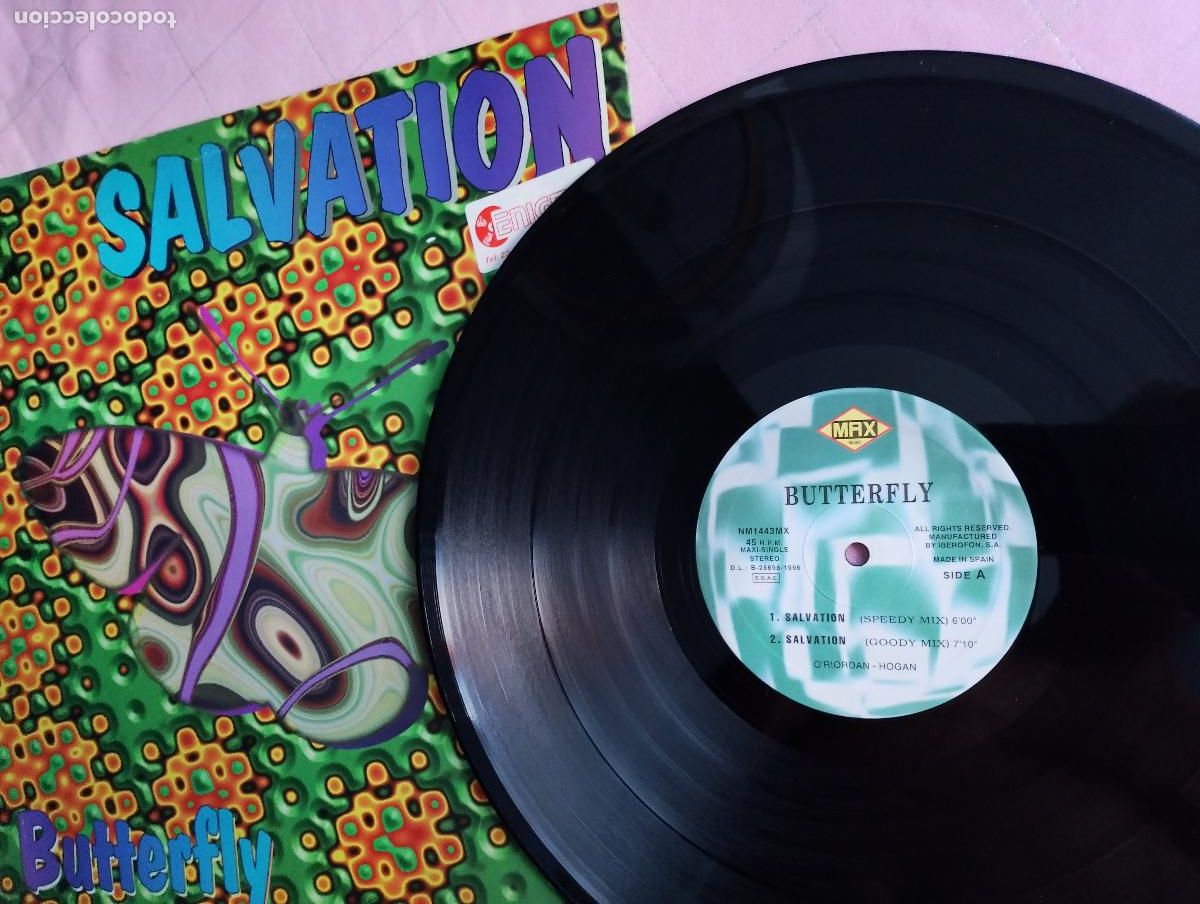 Discos de vinilo: Butterfly &ndash; Salvation, 1996, - Foto 2