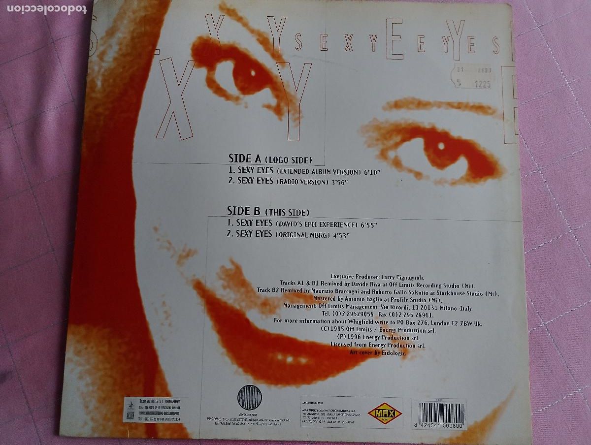 Discos de vinilo: Whigfield &ndash; Sexy Eyes, 1996 - Foto 4