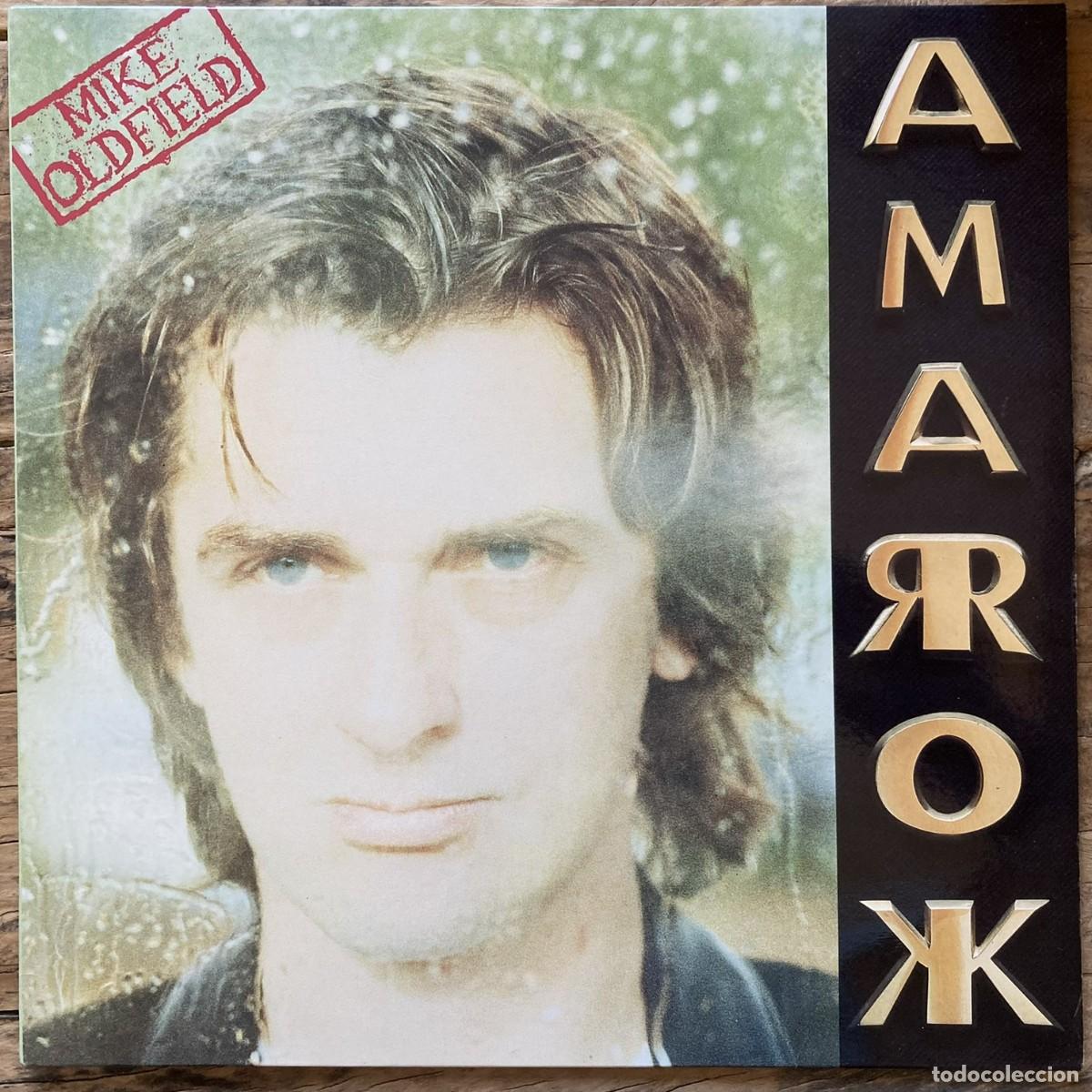 Discos de vinilo: MIKE OLDFIELD - AMAROK (1990) - LP EDICI&Oacute;N ESPA&Ntilde;OLA vinilo