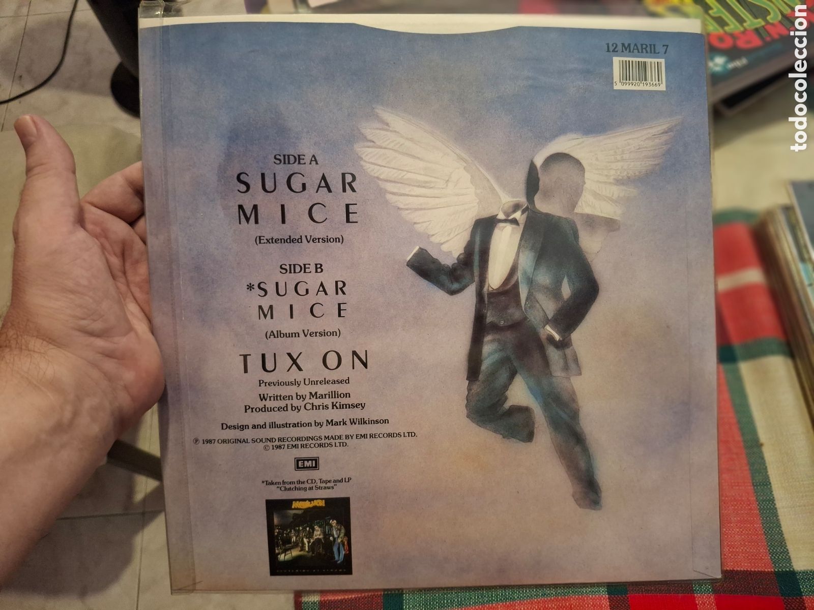 Discos de vinilo: Maxi-Single - 12&rdquo; - Marillion - Sugar Mice - Rock sinfonico, progresivo - Foto 2