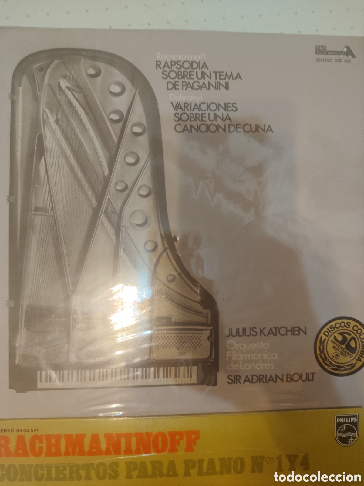 Discos de vinilo: Lote 2 vinilos Rachmaninoff - Foto 3