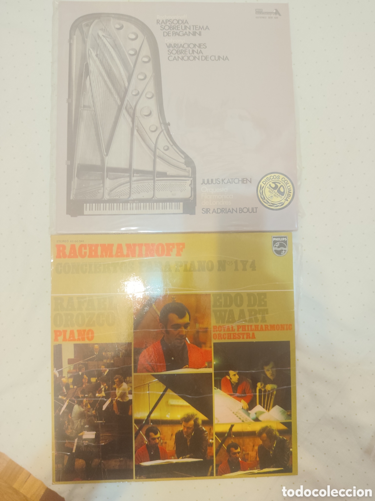 Discos de vinilo: Lote 2 vinilos Rachmaninoff - Foto 1