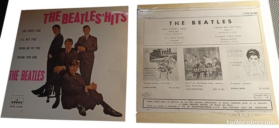 Discos de vinilo: THE BEATLES -----SHE LOVES YOU ---FROM ME TO YOU- I&acute;LL GET YOU -- THANK YOU GIRL