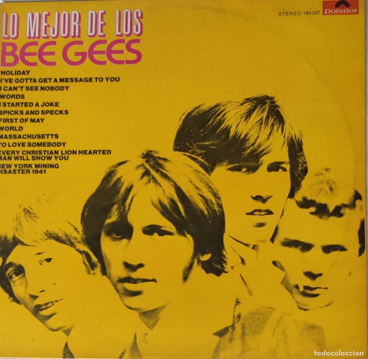 Discos de vinilo: Bee Gees &ndash; Lo Mejor de los Bee Gees (1969, Polydor &ndash; 184 297)