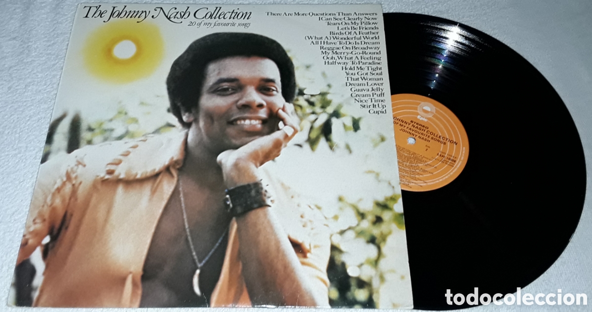 Discos de vinilo: LP - JOHNNY NASH - COLLECTION - 1&deg; EDICI&Oacute;N MADE IN UK 1977 - THE JOHNNY NASH COLLECTION