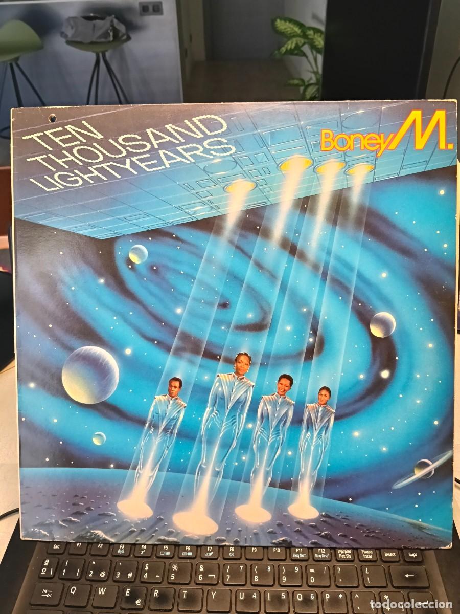 Discos de vinilo: RAR LP 33. BONEY M. TEN THOUSAND LIGHTYEARS. MADE IN SPAIN