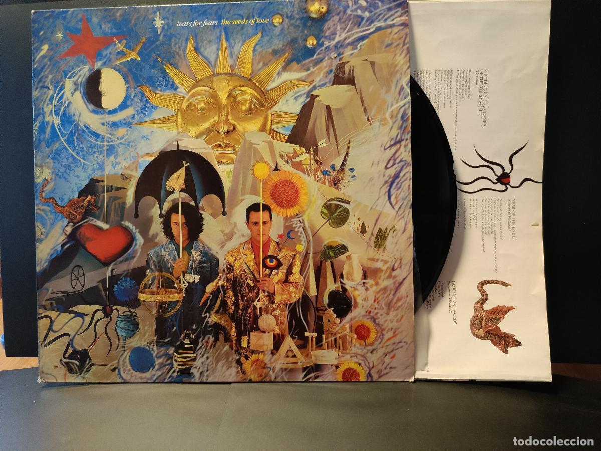 Discos de vinilo: TEARS FOR FEARS THE SEEDS OF LOVE LP ESPA&Ntilde;A 1989 PEPETO TOP