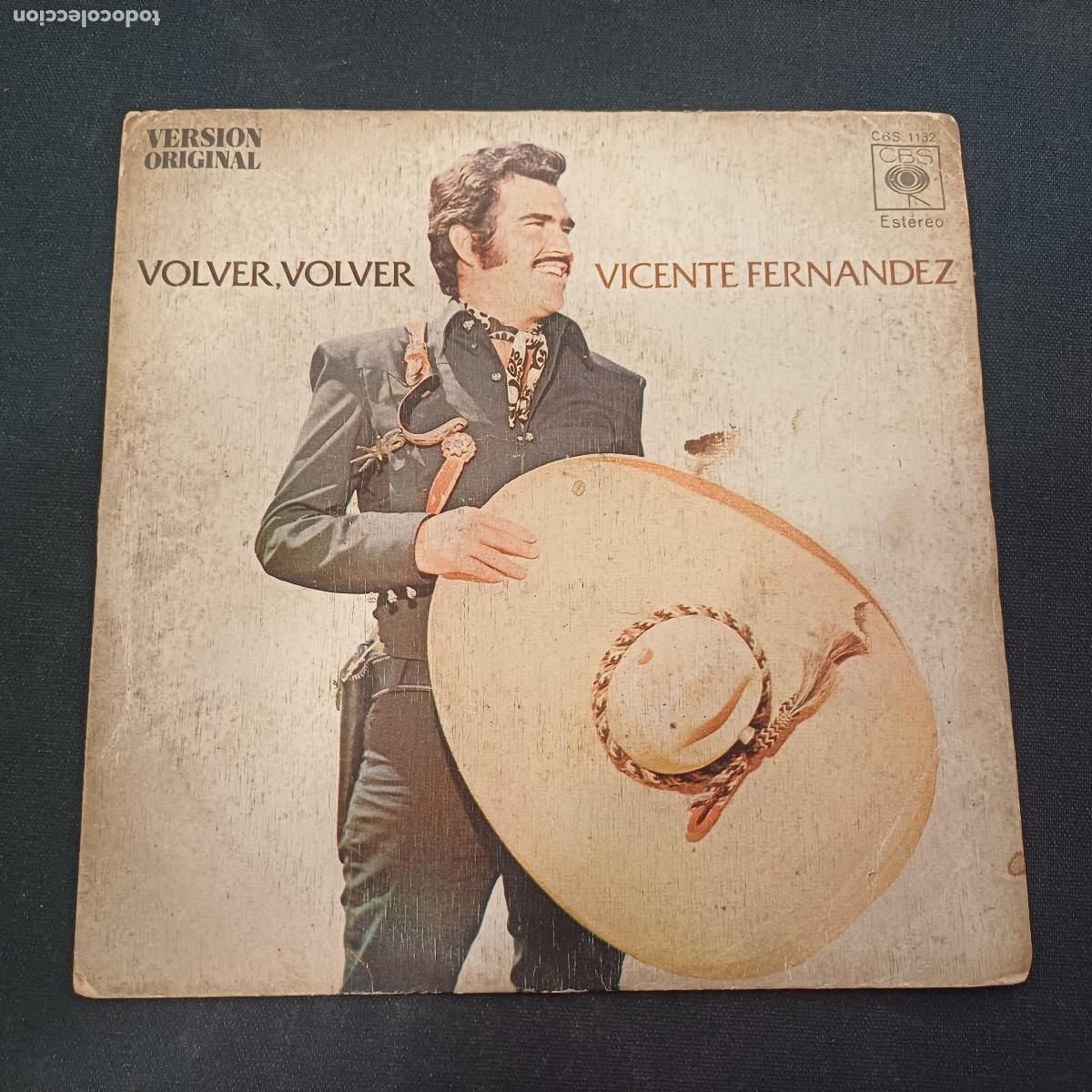 Discos de vinilo: VICENTE FERNANDEZ/VOLVER/SINGLE. - Foto 1