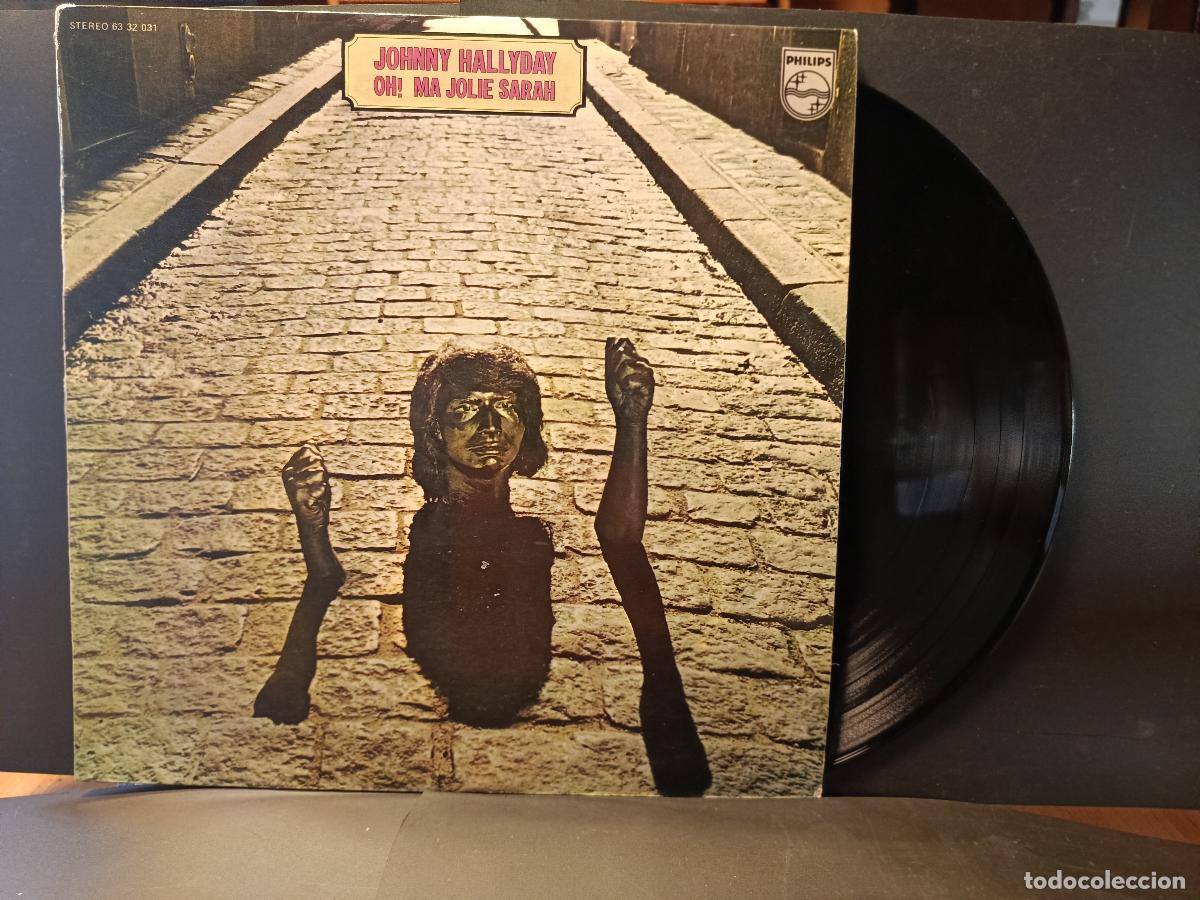 Discos de vinilo: JOHNNY HALLYDAY OH! MA JOLIE SARAH LP ESPA&Ntilde;A 1971 PEPETO TOP