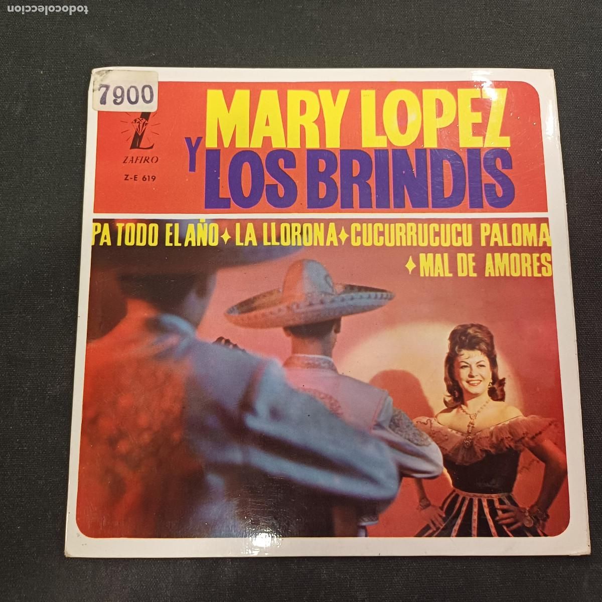 Discos de vinilo: MARI LOPEZ Y LOS BRINDIS/MAL DE AMORES/SINGLE.