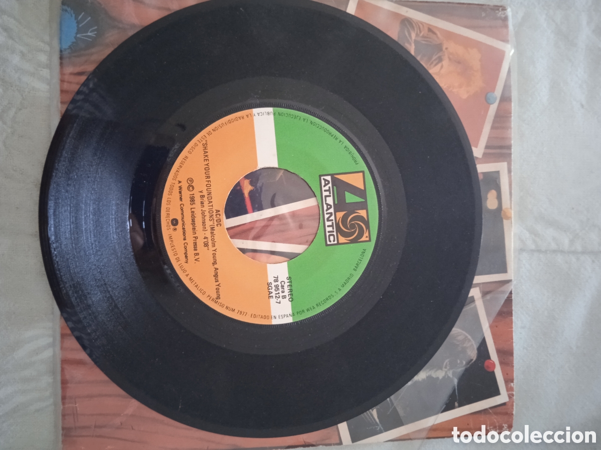Discos de vinilo: AC/DC / SINK THE PINK / 1985 / SINGLE - Foto 6