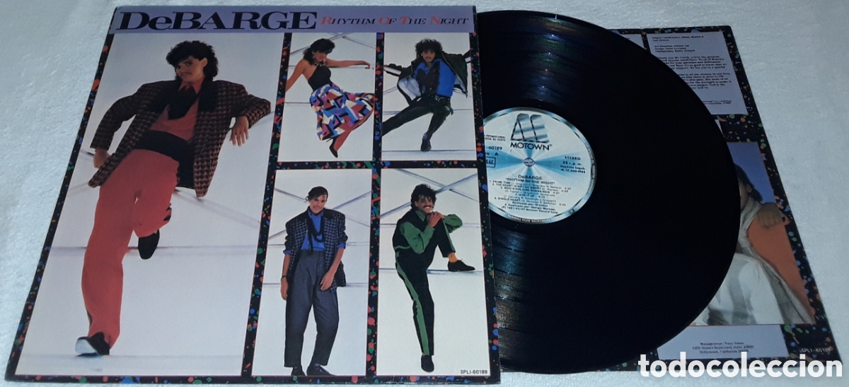 Discos de vinilo: LP - DEBARGE - RHYTHM OF THE NIGHT - EDICI&Oacute;N PROMOCIONAL