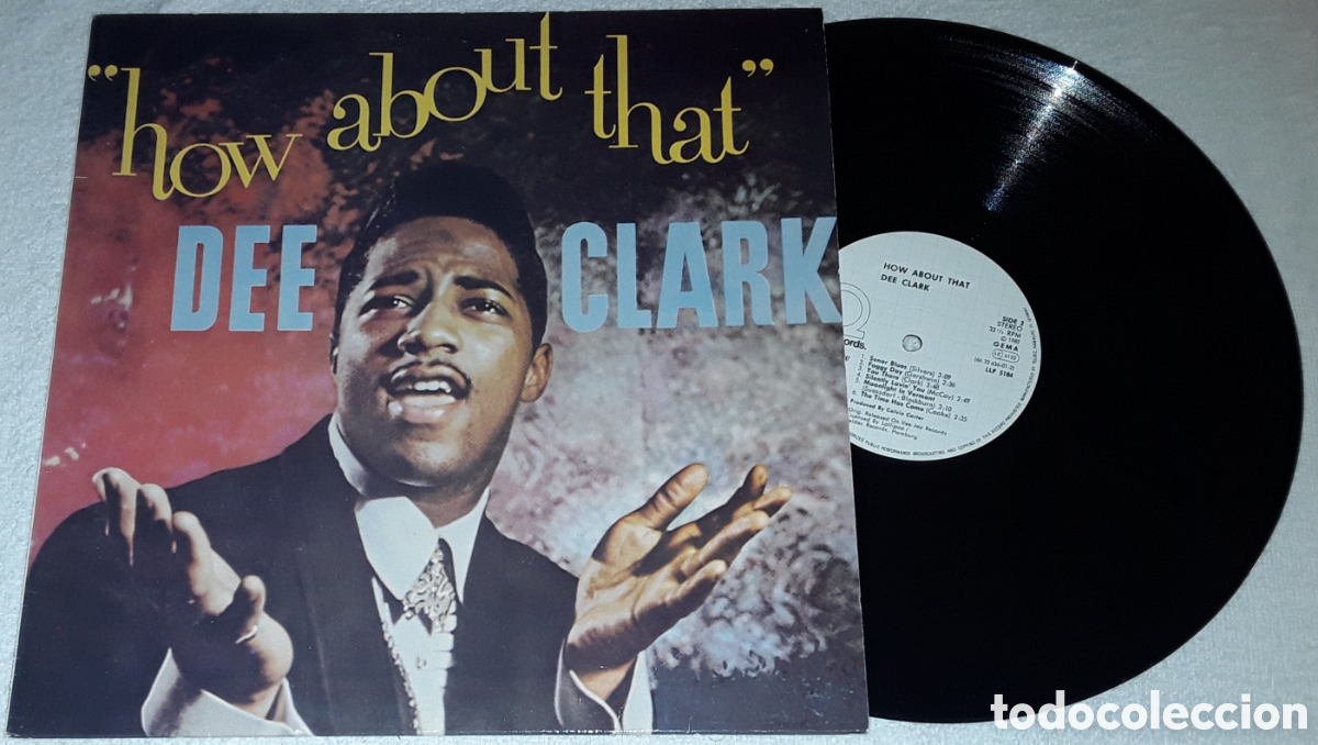 Discos de vinilo: LP - DEE CLARK - HOW ABOUT THAT - MADE IN GERMANY