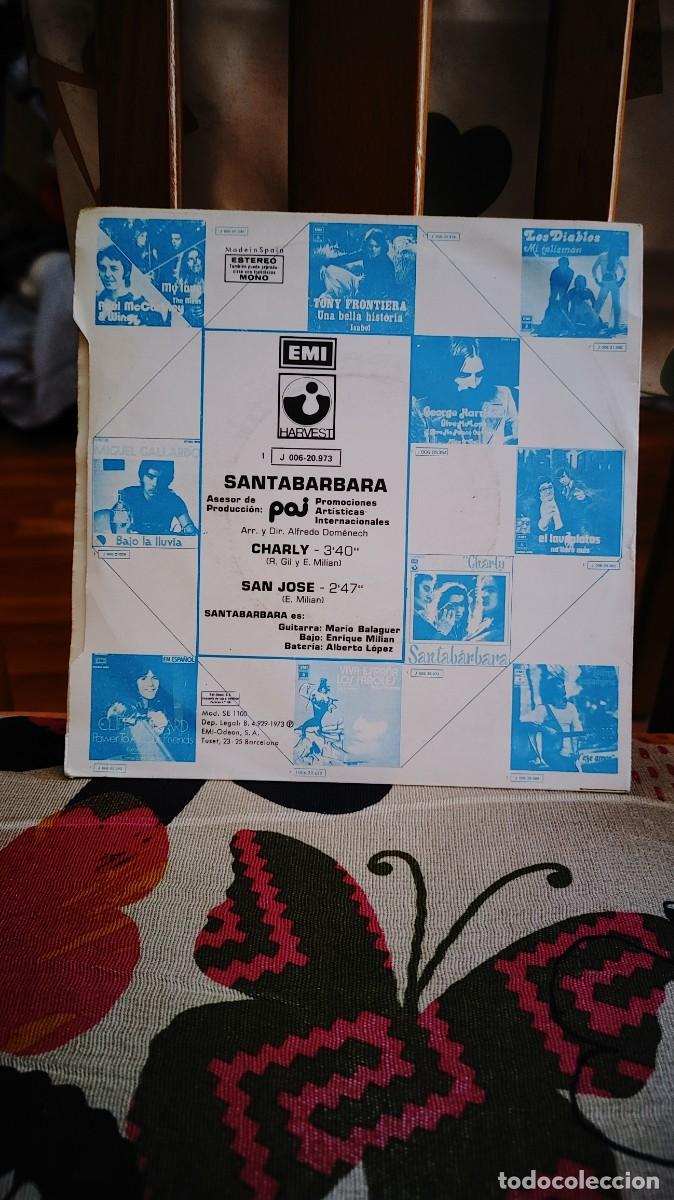 Discos de vinilo: SANTABARBARA-SINGLE CHARLY - Foto 2