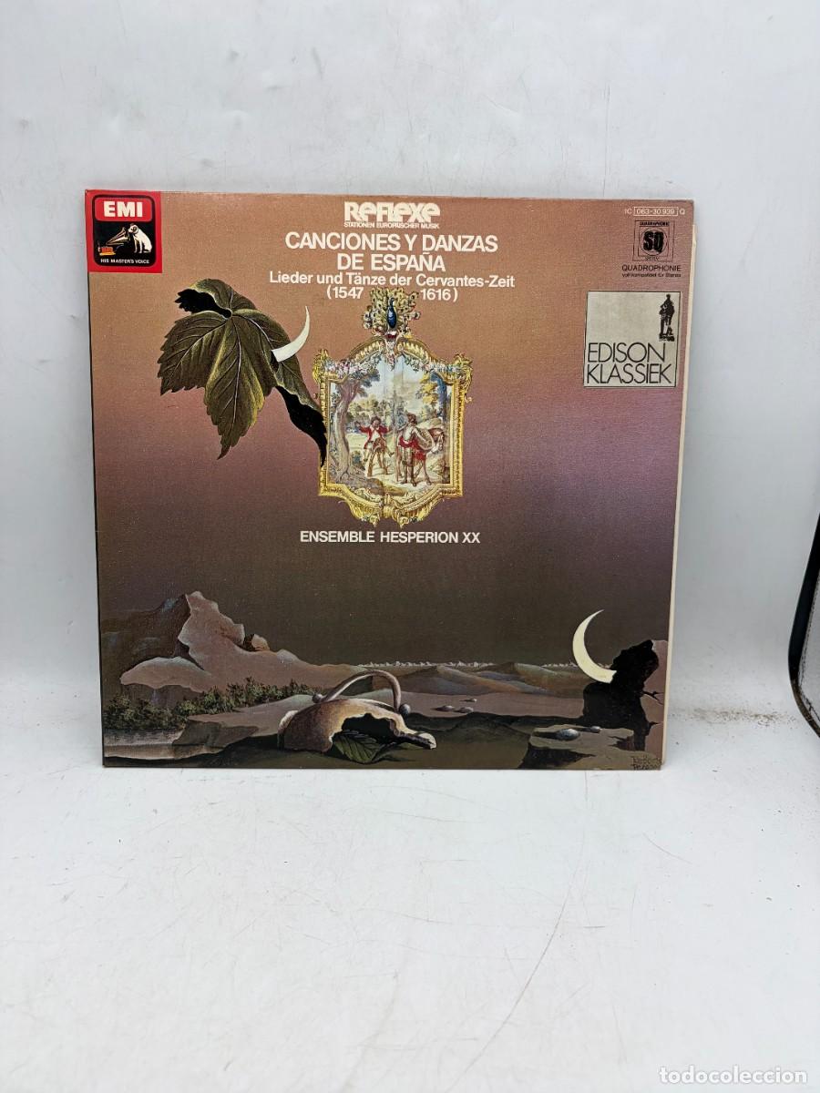 Discos de vinilo: LP - HESP&Egrave;RION XX - CANCIONES Y DANZAS DE ESPA&Ntilde;A - JORDI SAVALL - EMI REFLEXE