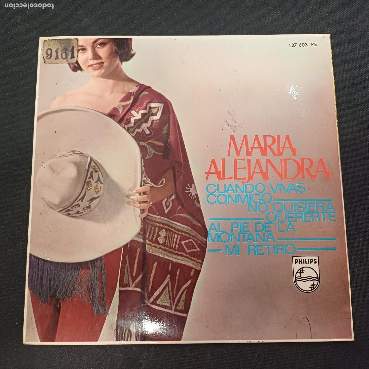 Discos de vinilo: MARIA ALEJANDRA/CUANDO VIVAS CONMIGO/SINGLE.