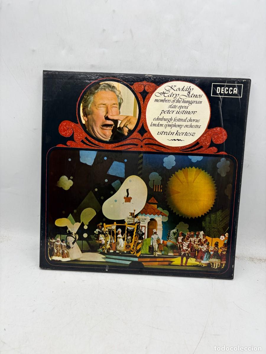 Discos de vinilo: LP - KOD&Aacute;LY - H&Aacute;RY J&Aacute;NOS - ISTV&Aacute;N KERT&Eacute;SZ - PETER USTINOV - DECCA - 2 LP'S