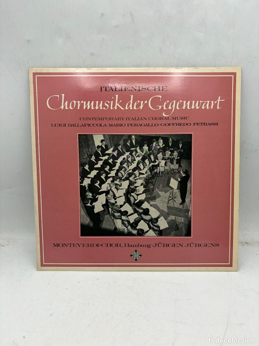 Discos de vinilo: LP - DALLAPICCOLA - PERAGALLO - PETRASSI - ITALIENISCHE CHORMUSIK DER GEGENWART - J&Uuml;RGEN J&Uuml;RGENS -