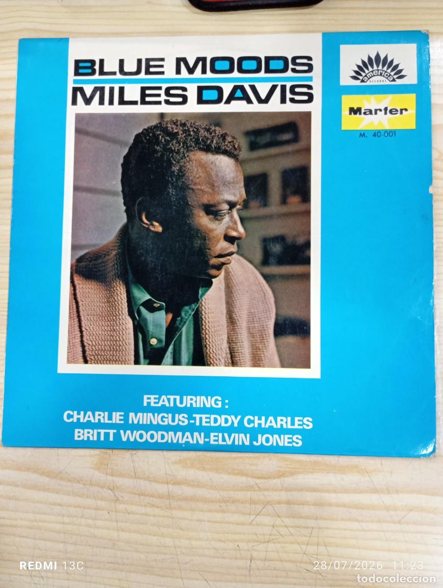 Discos de vinilo: Lp . Miles Davis - Blue Moods - Edicion Espa&ntilde;ola 1972 - America Records