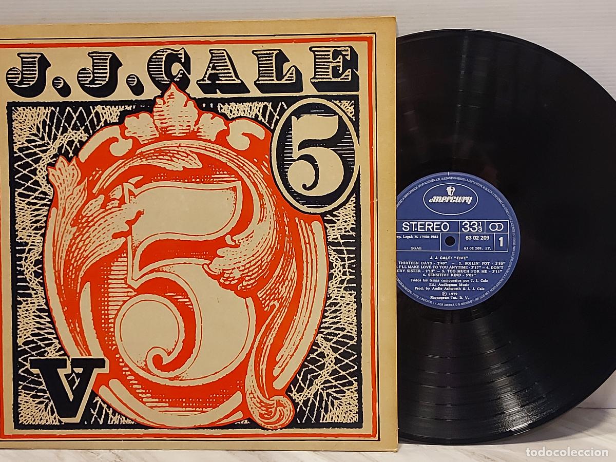 Discos de vinilo: J. J. CALE | FIVE | LP MERCURY | EDICI&Oacute;N ESPA&Ntilde;OLA 1982 | MBC. ***