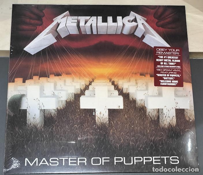 Discos de vinilo: Metallica - Master of Puppets - LP Mercury 2017. Nuevo, precintado.