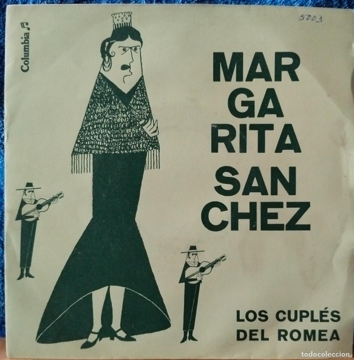 Discos de vinilo: Margarita S&aacute;nchez los cupl&eacute;s del Romea