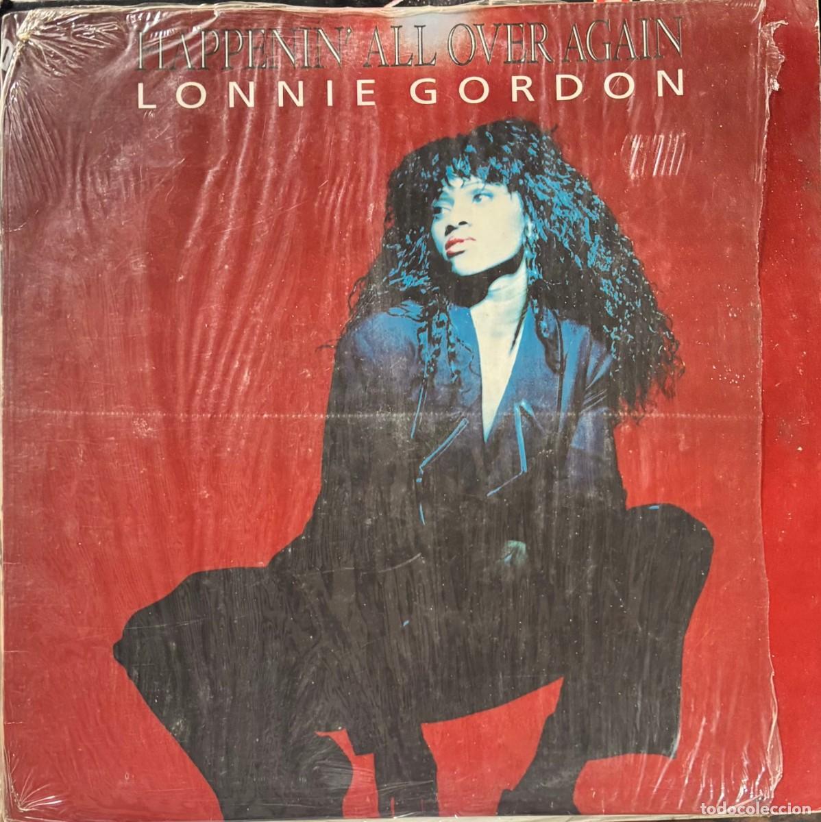 Vinyl records: LP MAXI SINGLE LONNIE GORDON-HAPPENIN' ALL OVER AGAIN. LP-SEXT-1358