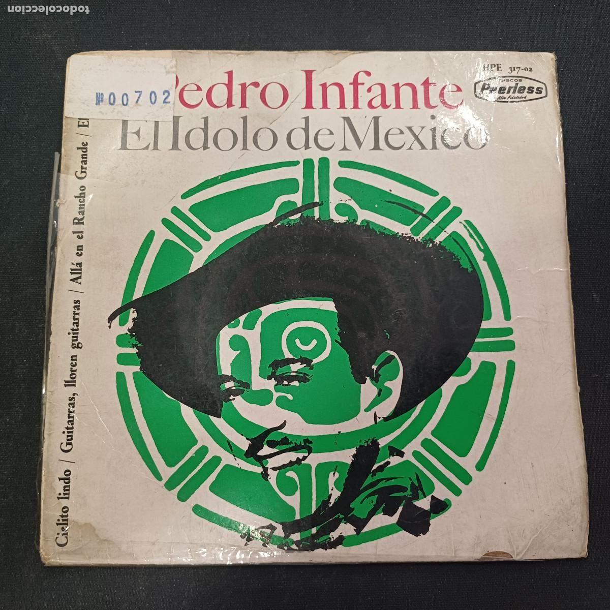 Discos de vinilo: PEDRO INFANTE/CIELITO LINDO/SINGLE.