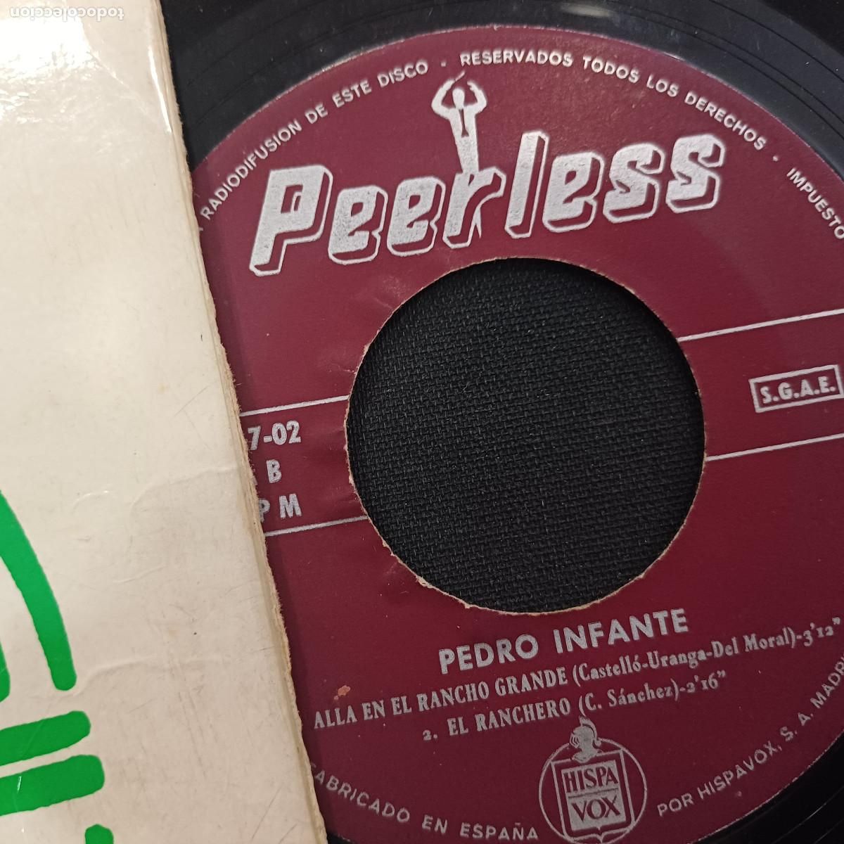 Discos de vinilo: PEDRO INFANTE/CIELITO LINDO/SINGLE. - Foto 2