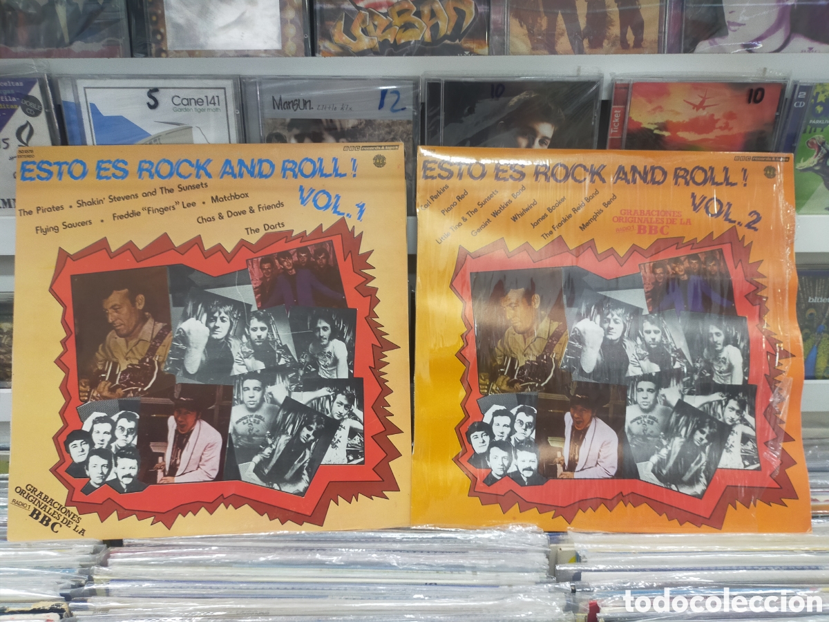 Discos de vinilo: Esto es rock and roll! vol.1 y 2 LP Espa&ntilde;a 1981