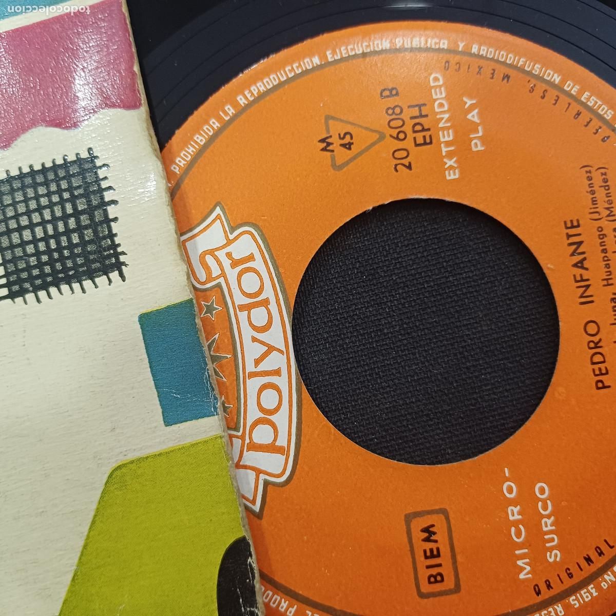 Discos de vinilo: PEDRO INFANTE/TE QUIERO ASI/SINGLE. - Foto 2