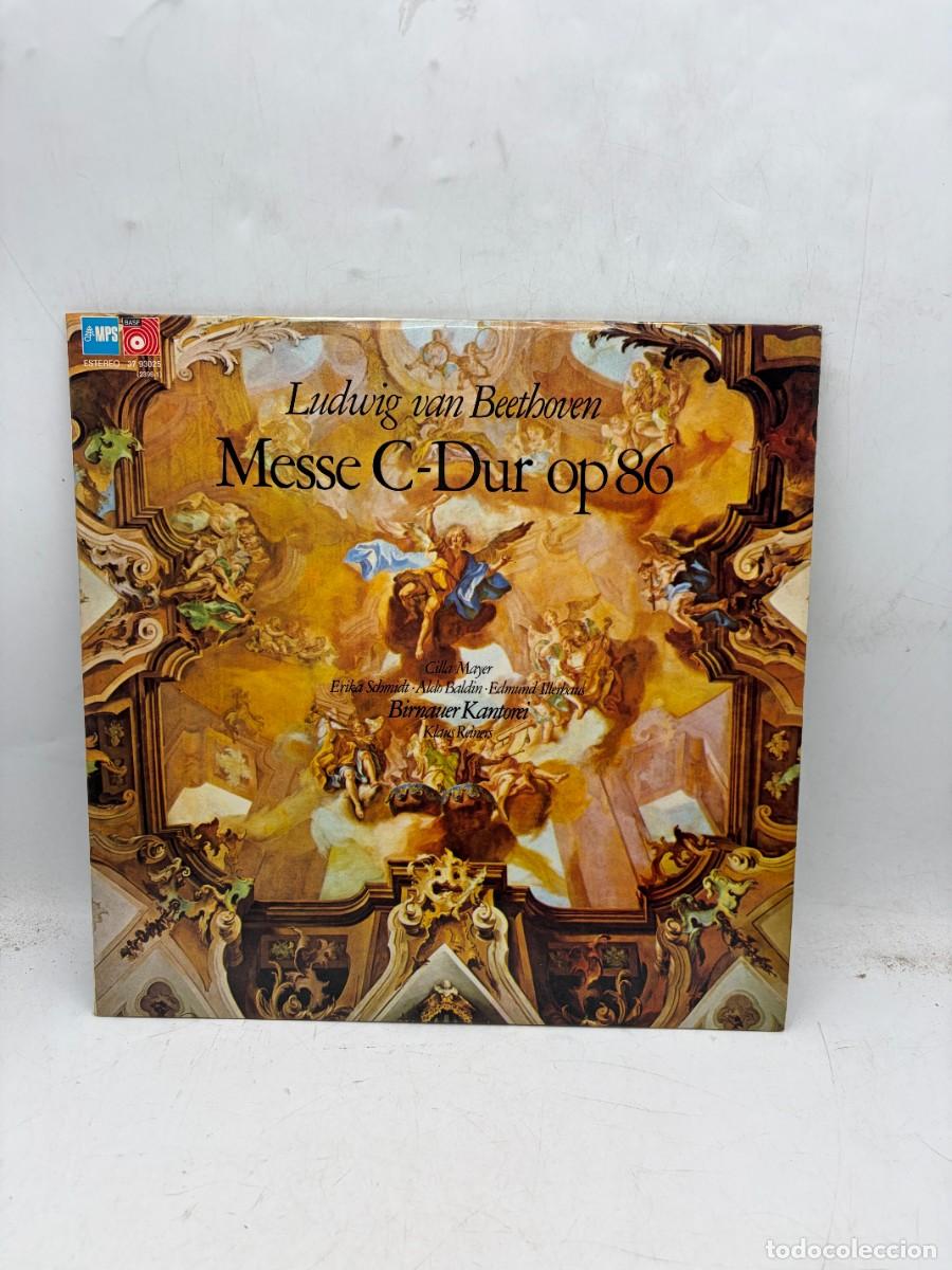 Discos de vinilo: LP - BEETHOVEN - MESSE C-DUR OP. 86 - BIRMER KANTOREI - KLAUS RIEVENS - BASF