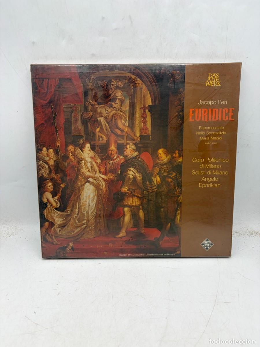 Discos de vinilo: LP - JACOPO PERI - EURIDICE - ANGELO EPHRIKIAN - CORO POLIFONICO DI MILANO - TELEFUNKEN - PRECINTADO