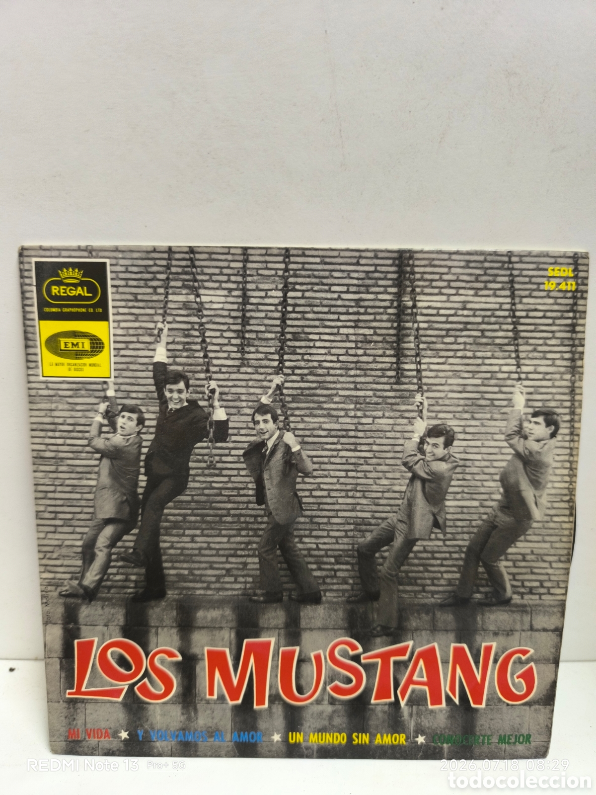Discos de vinilo: Los Mustang vinilo 7&rdquo;