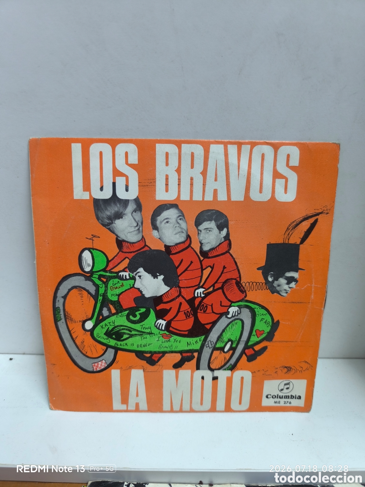 Discos de vinilo: Los bravos la moto vinilo 7&rdquo; - Foto 1