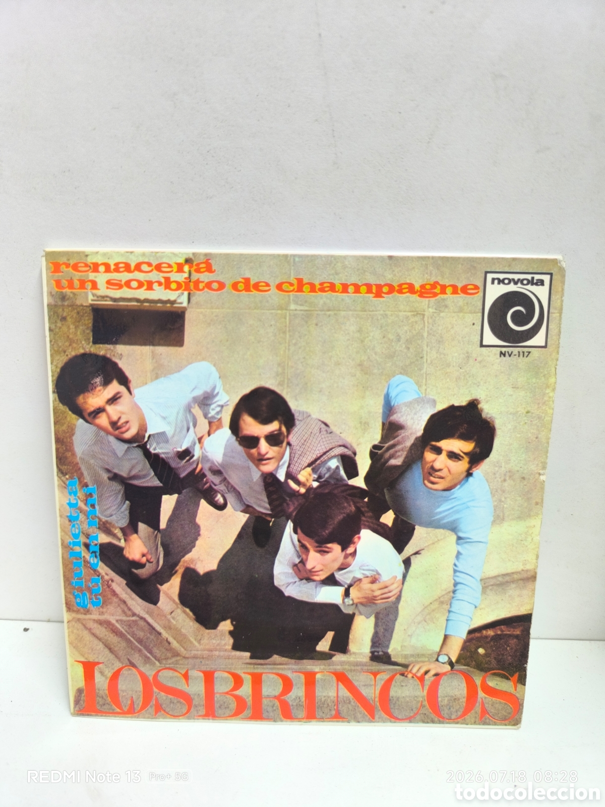 Discos de vinilo: Los brincos renacer&aacute; vinilo 7&rdquo; - Foto 1